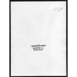 Nagyobb méret, Szendrő István fotóművészeti alkotása. Csikós lóháton, ostorral, Hortobágy, foglalkozás, népviselet, néprajz, helytörténet, 1930-as évek. Eredeti, pecséttel jelzett fotó, papírkép, Agfa