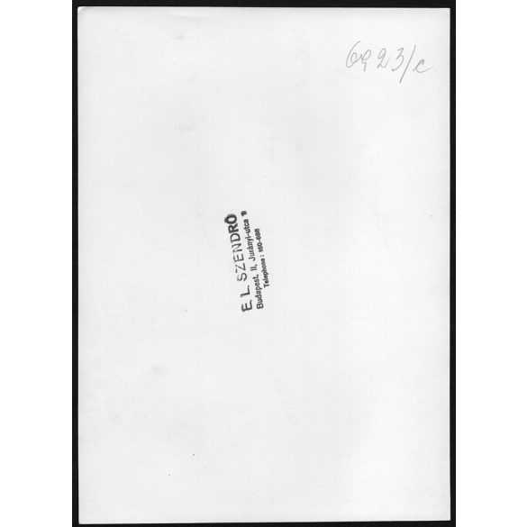 Nagyobb méret, Szendrő István fotóművészeti alkotása. Szabadtéri cirkusz Óbudán, Budapest, produkció, artista, művész, 1930-as évek. Eredeti, pecséttel jelzett fotó, papírkép, Agfa Brovira papíron. De