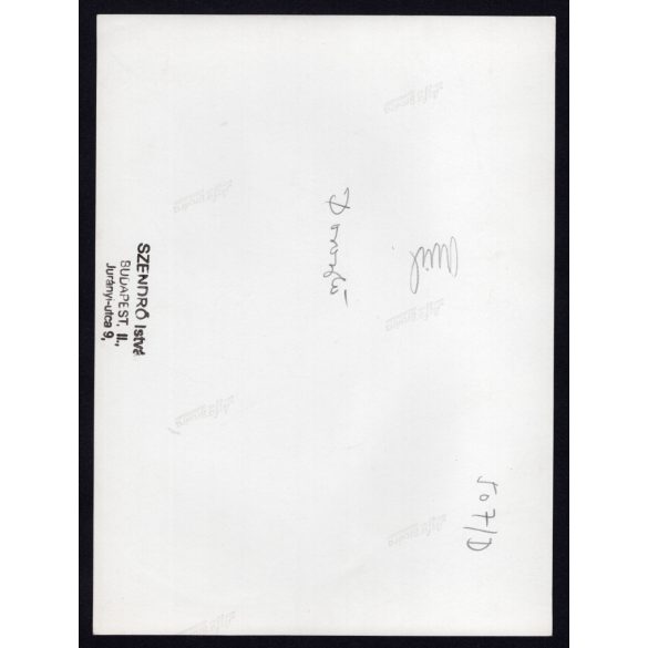 Nagyobb méret, Szendrő István fotóművészeti alkotása. Fiatalok doroszlói (Vajdaság) népviseletben, néprajz, helytörténet, 1930-as évek. Eredeti, pecséttel jelzett fotó, papírkép, Agfa Brovira papíron.