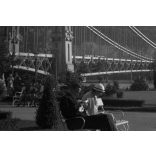 Belváros, Budapest, Erzsébet híd a Gellért-heggyel, Március 15. tér, helytörténet, 1930-as évek.  Eredeti részletgazdag fotó negatív!  