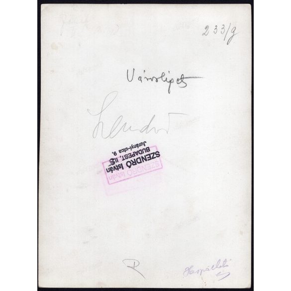 Nagyobb méret, Szendrő István fotóművészeti alkotása. Budapest, Városliget, 1930-as évek. Eredeti, pecséttel jelzett fotó, papírkép, Agfa Brovira papíron. Dekorációnak, ajándéknak is kiváló. 