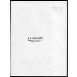 Nagyobb méret, Szendrő István fotóművészeti alkotása. Alföldi tanya felhőkkel, tájkép, 1930-as évek. Eredeti, pecséttel jelzett fotó, papírkép, Agfa Brovira papíron. Dekorációnak, ajándéknak is kiváló