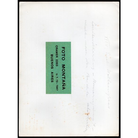 Nagyobb méret, Szendrő István fotóművészeti alkotása. Budapest, Hősök tere, 34. Eucharisztikus Világkongresszus, egyházi méltóságok, 1930-as évek, 1938. Eredeti, pecséttel jelzett fotó, papírkép. Deko