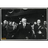 Kodály Zoltán zeneszerző 70.-ik születésnapját ünneplik a Zeneakadémián, Budapest, művész, híresség, 1952, 1950-es évek, Eredeti fotó, papírkép. 