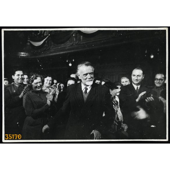 Kodály Zoltán zeneszerző 70.-ik születésnapját ünneplik a Zeneakadémián, Budapest, művész, híresség, 1952, 1950-es évek, Eredeti fotó, papírkép. 