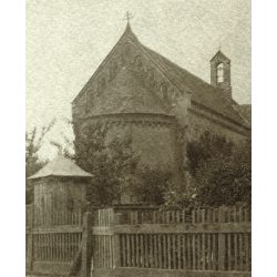   Jánosi apátsági templom, Rimajánosi, Felvidék, 1900-as évek, Eredeti fotó, papírkép.  