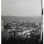 Magyarok a város felett, Kolozsvár, Erdély,  háttérben a régi város, helytörténet, 1935, 1930-as évek, Eredeti fotó, papírkép.  