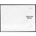 Nagyobb méret, Szendrő István fotóművészeti alkotása. Szürkemarhák a vízben, Hortobány, néprajz, helytörténet, 1930-as évek. Eredeti, pecséttel jelzett fotó, papírkép, Agfa Brovira papíron. Dekoráción