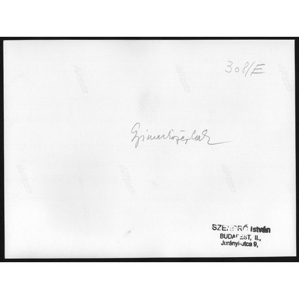 Nagyobb méret, Szendrő István fotóművészeti alkotása. Fiatalok Gyimesközéploki (Hargita megye) népviseletben, 1930-as évek. Eredeti, pecséttel jelzett fotó, papírkép, Agfa Brovira papíron. Dekorációna