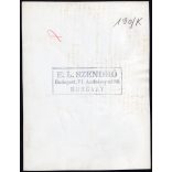 Nagyobb méret, Szendrő István fotóművészeti alkotása. Havas táj, tálkép, csendélet, 1930-as évek. Eredeti, pecséttel jelzett fotó, papírkép. Dekorációnak, ajándéknak is kiváló. 