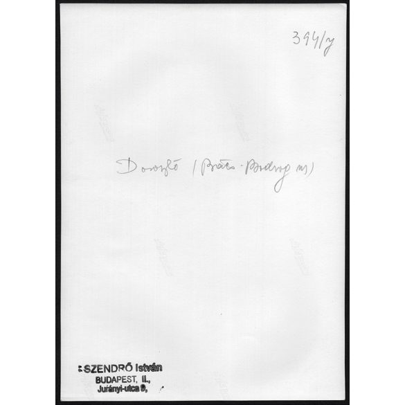 Nagyobb méret, Szendrő István fotóművészeti alkotása. Fiatalok, Doroszlói (Vajdaság) népviseletben, 1930-as évek. Eredeti, pecséttel jelzett fotó, papírkép, Agfa Brovira papíron. Dekorációnak, ajándék