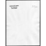 Nagyobb méret, Szendrő István fotóművészeti alkotása. Budapest, jégzajlás a Dunán, Erzsébet híd, Gellért-hegy, 1930-as évek. Eredeti, pecséttel jelzett fotó, papírkép, Agfa Brovira papíron. Dekoráción