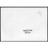 Nagyobb méret, Szendrő István fotóművészeti alkotása. A Kékestetői Állami Gyógyintézet, Mátrafüred, 1930-as évek. Eredeti, pecséttel jelzett fotó, papírkép, Agfa Brovira papíron. Dekorációnak, ajándék