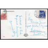 Fő tér, Máramarossziget, Erdély, üzlet, kirakat, város, közlekedés, 2. világháború, helytörténet, 1943, 1940-es évek, Eredeti képeslap fotó, papírkép. 