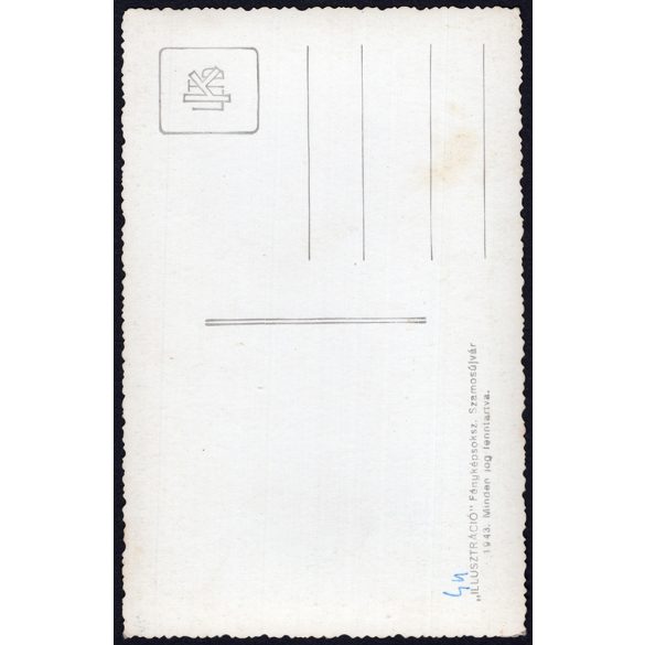 Beszterce, Erdély, Mussolini utca, Római katolikus templom, város, 2. világháború, helytörténet, 1943, 1940-es évek, Eredeti képeslapfotó, papírkép.   