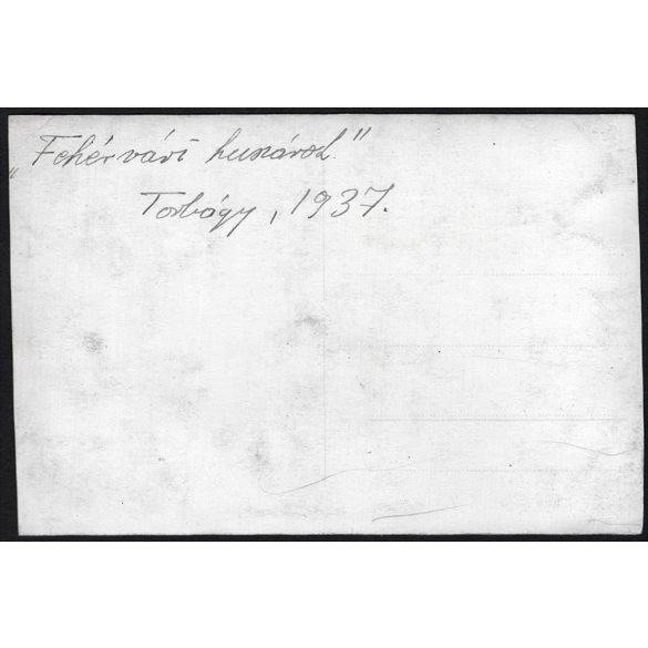 Színházi előadás Torbágyon, Fehérvári huszárok, helytörténet, 1937, 1930-as évek, Eredeti fotó, papírkép.   