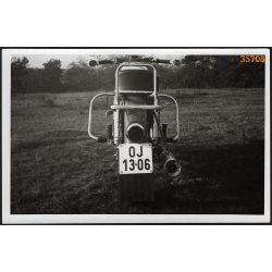    Új motorkerékpár, MZ ES 250/2 Trophy, közlekedéstörténet, jármű, közlekedés, 1970, 1970-es évek, Eredeti fotó, papírkép.  