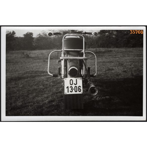  Új motorkerékpár, MZ ES 250/2 Trophy, közlekedéstörténet, jármű, közlekedés, 1970, 1970-es évek, Eredeti fotó, papírkép.  