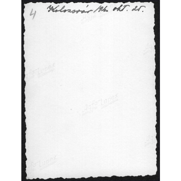 Kolozsvár, Erdély, Mátyás király lovasszobra, helytörténet, 1940. október 25, 1940-es évek, Eredeti fotó, papírkép.  