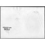 Nagyobb méret, Szendrő István fotóművészeti alkotása. Versenycsónak a vízen, Blue Wing, 1930-as évek. Eredeti, pecséttel jelzett fotó, papírkép, Agfa Brovira papíron. Dekorációnak, ajándéknak is kivál