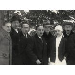 Erzsébet Királyné Szanatórium, Budakeszi, csoportkép ápolónőkkel, hátoldalon a szereplők neveivel, helytörténet, 1932, 1930-as évek, Eredeti fotó, papírkép. 