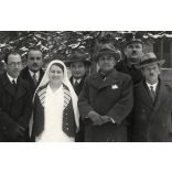 Erzsébet Királyné Szanatórium, Budakeszi, csoportkép ápolónőkkel, hátoldalon a szereplők neveivel, helytörténet, 1932, 1930-as évek, Eredeti fotó, papírkép. 