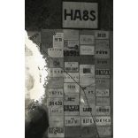 Somssich Péter híres magyar rádióamatőr portréja, rádió, stúdió, HA8S, mikrofon, 1939, 1930-as évek, Eredeti fotó, papírkép, foltos.  