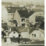 Albecker vendéglő, Budapest, Tabán, Kereszt tér, kocsma, vendéglátás, helytörténet,  1930-as évek, Eredeti fotó, papírkép. 