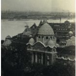 Lányok a Gellért-hegyen, Budapest, Duna, Gellért szálló, 1930. VIII. 4, 1930-as évek, Eredeti fotó, papírkép. 