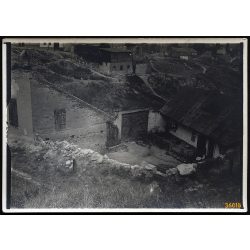   Tabáni udvar, Budapest, Tabán, Szikla utca 22, helytörténet, 1930. IX. 25, 1930-as évek, Eredeti fotó, papírkép. 