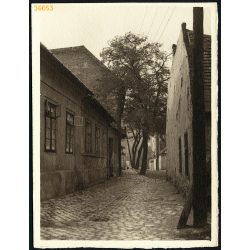   Hibás nagyítás, Tabán, Aranykakas utca, Budapest, Bocskai tér, helytörténet, 1920-as évek, Eredeti fotó, papírkép, fordítva lett lenagyítva, ritka!  