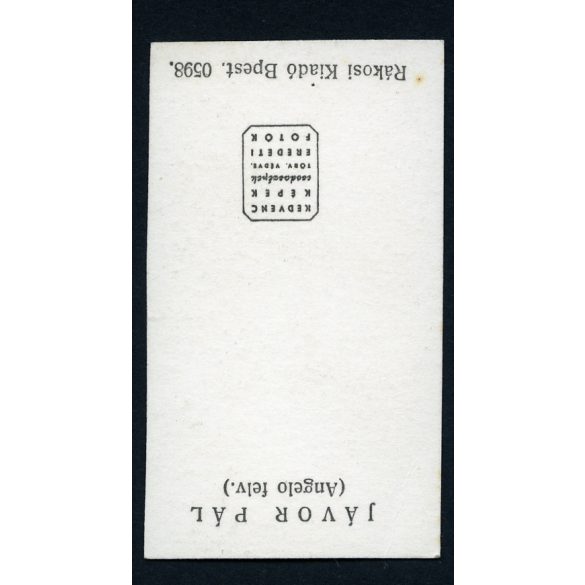 Angelo műterem, Jávor Pál színész portréja, művész, ismert személy, 1940-es évek, Eredeti sokszorosított fotó, papírkép!   