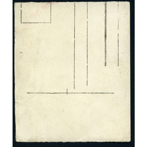 Magyar katona portréja, egyenruha, sapkajelvény, 1. világháború, 1910-es évek, Eredeti fotó, papírkép!   