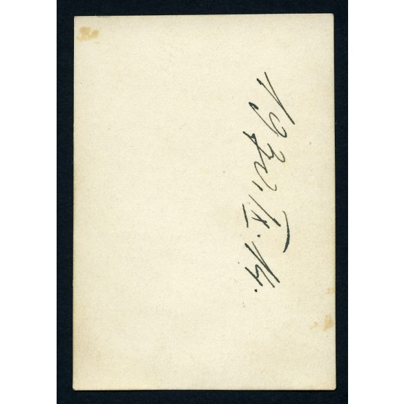 Magyar katona feleségével a kertben, egyenruha, érdemrend, 1, világháború, 1930. szeptember 14., 1930-as évek, Eredeti fotó, papírkép!   