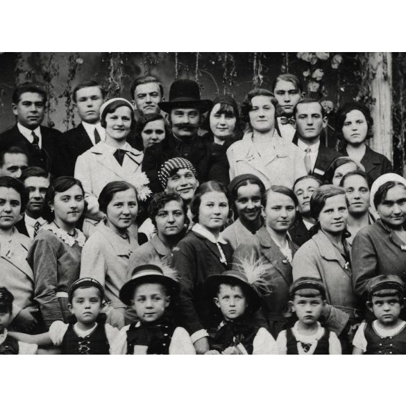 Népszínkör Kunszentmártonban, helytörténet, Jász-Nagykun-Szolnok megye, színház, művészet, 1931, 1930-as évek, Eredeti fotó, papírkép. 