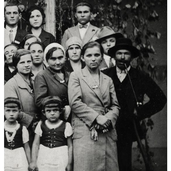 Népszínkör Kunszentmártonban, helytörténet, Jász-Nagykun-Szolnok megye, színház, művészet, 1931, 1930-as évek, Eredeti fotó, papírkép. 