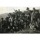 Cserkésztábor, Monostor, egyenruha, Horthy-korszak, 1934, 1930-as évek, Eredeti fotó, papírkép.  