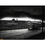 A 23-as csuklós Ikarus busz, Budapest, helytörténet,  jármű, közlekedés, szocializmus, helytörténet, 1960-as évek, Eredeti fotó, papírkép. 