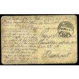 Tábori posta (648), magyar katonák csoportképe, érdemrend, bajusz, egyenruha, hegedű, hangszer, 1. világháború, monarchia, 1917, 1910-es évek, Eredeti fotó, papírkép, kopott, alul szakadás.  