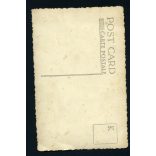 Grábner műterem, Kaposvár, hölgy különös kutyás szoborral, Horthy-korszak, Somogy megye, helytörténet, 1930-as évek, Eredeti fotó, papírkép.  