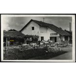 Csermák-féle Magyar Csárda, Dobogókő, kocsma, étterem, vendéglátás, turizmus, Horthy-korszak, helytörténet, Pest megye, 1930-as évek, Eredeti képeslap fotó, papírkép.   