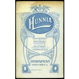 "Hunnia" műterem, Budapest, férfi egyenruhában (vasutas?), portré, bajusz, 1. világháború, monarchia, 1910-es évek, Eredeti CDV, vizitkártya fotó, felül sérült, gyönyörű hátoldallal.  