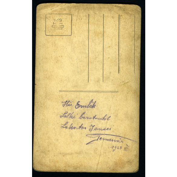 Magyar fiú román egyenruhában, Temesvár, Erdély, katona, Lakatos Jancsi, kard, ágyú, helytörténet, 1928, 1920-as évek, Eredeti fotó, papírkép kopásnyomokkal.  