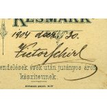 Czéhula műterem, Késmárk, Felvidék,  elegáns bajuszos úr Victor Schirl (?) portréja, cvikker, monarchia, helytörténet, 1904, 1900-as évek, Eredeti CDV, vizitkártya fotó, hátulján aláírással. 