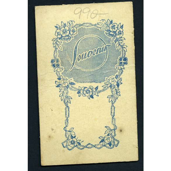 Ismeretlen műterem, magyar katona egyenruhában, sapkajelvény, 1. világháború, bajusz, monarchia, 1910-es évek, Eredeti CDV, vizitkártya fotó.  