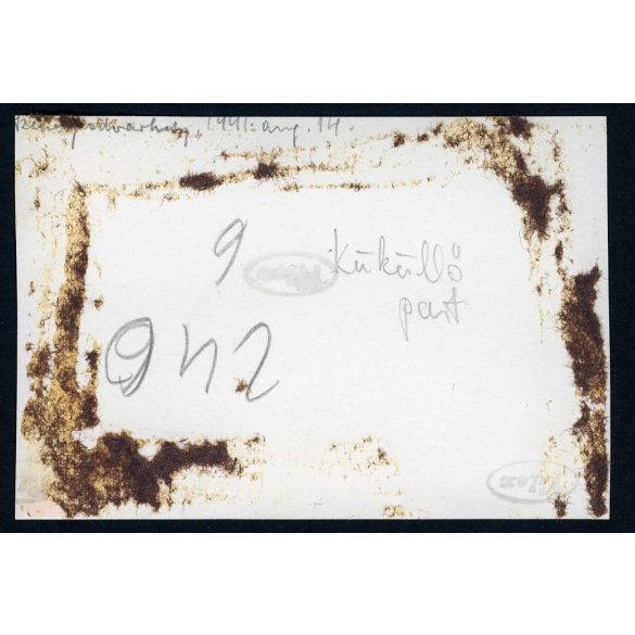 A Küküllő partján, Székelyudvarhely, Észak-Erdély, Horthy-korszak, 2. világháború, helytörténet, 1941, 1940-es évek, Eredeti fotó, papírkép, hátulján ragasztásnyomok .