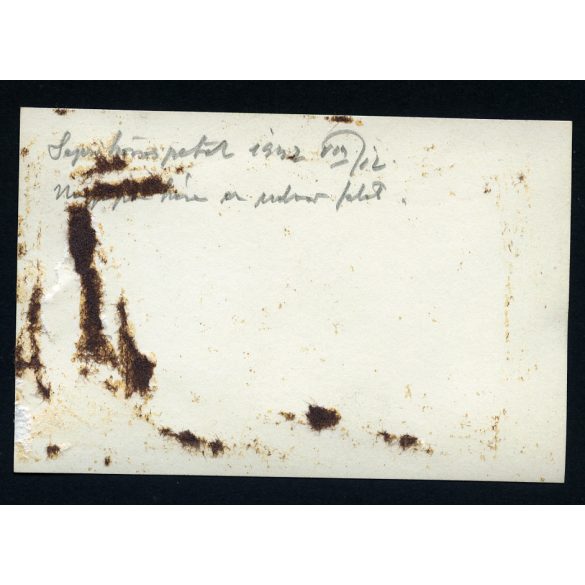 Szinte László háza, Sepsikőröspatak, Erdély, épült 1855-ben, 2. világháború, Horthy-korszak, helytörténet, 1942, 1940-es évek, Eredeti fotó, papírkép, hátulján ragasztásnyomok .