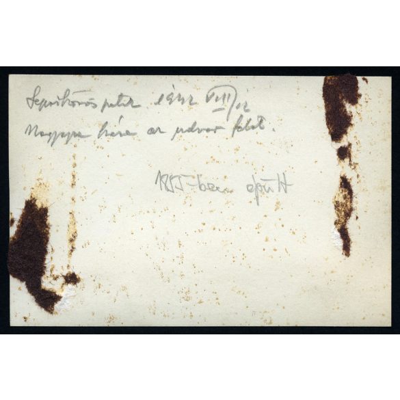 Szinte László háza, Sepsikőröspatak, Erdély, épült 1855-ben, népviselet, 2. világháború, Horthy-korszak, helytörténet, 1942, 1940-es évek, Eredeti fotó, papírkép, hátulján ragasztásnyomok .  