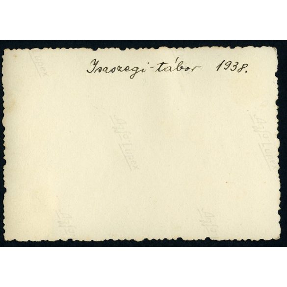 Cserkésztábor, Isaszeg, az Eucharisztikus Világkongresszus utáni isaszegi tábor, ahol körmenet és fáklyás felvonulás is volt, egyenruha, zászlófelvonás, Horthy-korszak, helytörténet, 1938, 1930-as éve