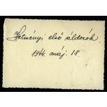 Elsőáldozók, Hetmény, Vágsellye, Felvidék, egyházi ünnep, gyerekek ünneplőben, Horthy-korszak, helytörténet, 1944, 1940-es évek, Eredeti fotó, hátulján feliratozott papírkép.  